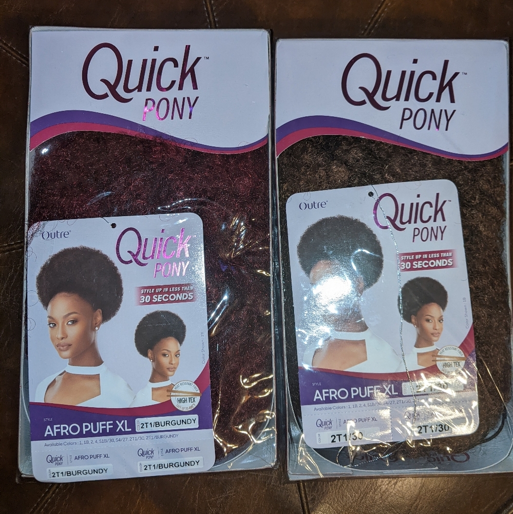 Outre Quick Pony (Afro Puff XL) Ponytails Bundle